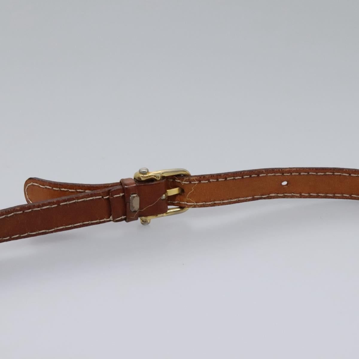 CELINE Macadam Canvas Shoulder Bag Pvc Leather Brown - 8