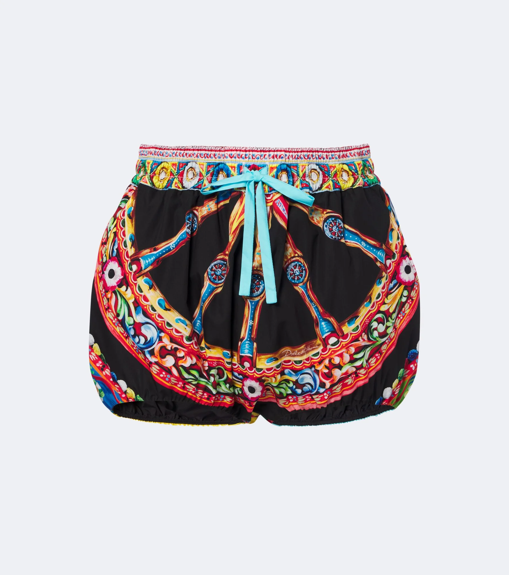 Carretto cotton poplin shorts - 1
