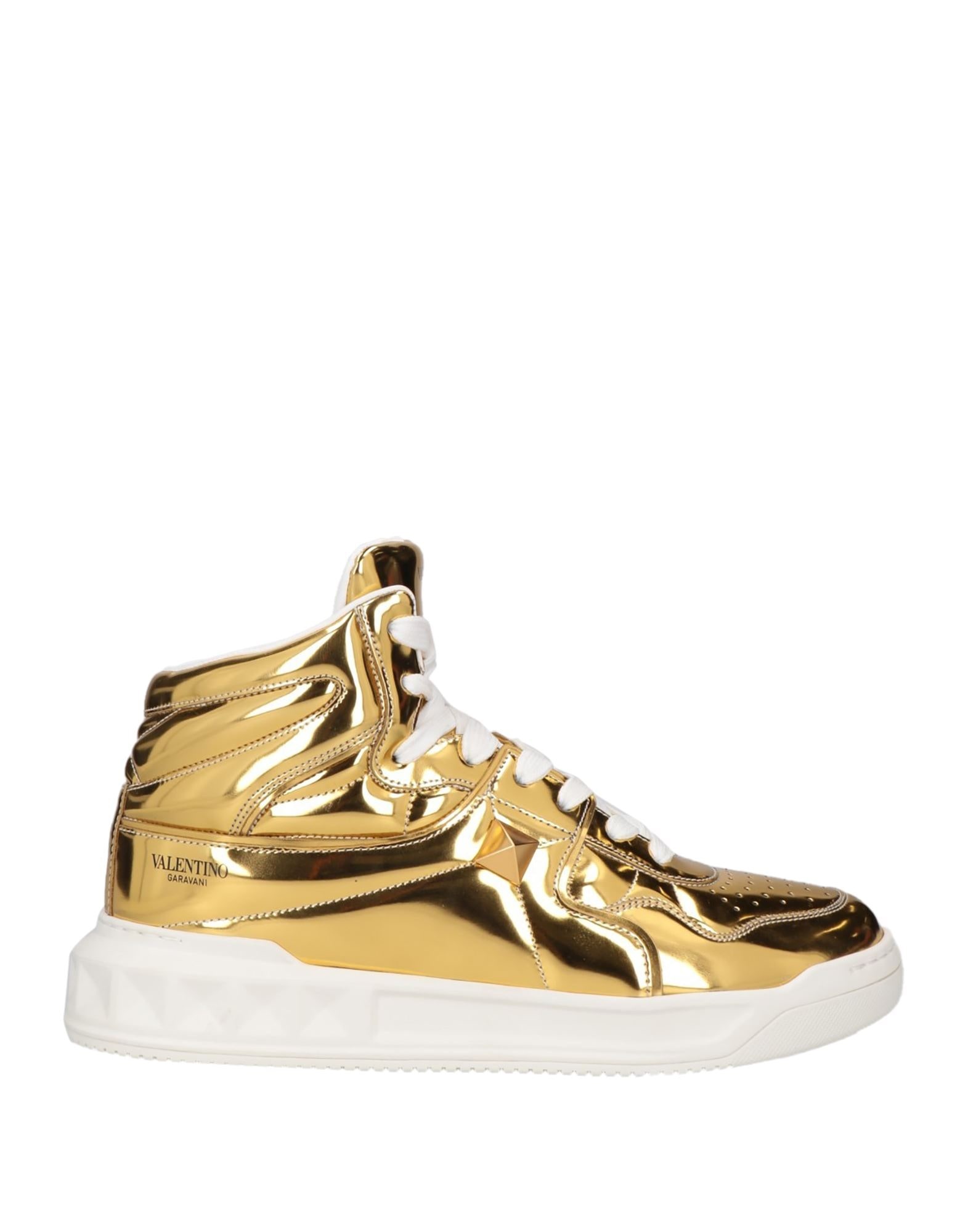 Gold Men's Sneakers - 1