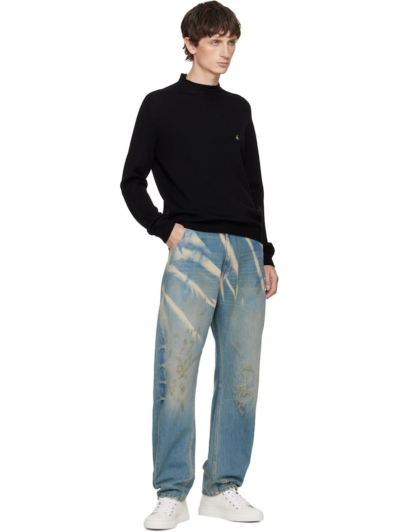 Vivienne Westwood Black Fisherman Sweater outlook