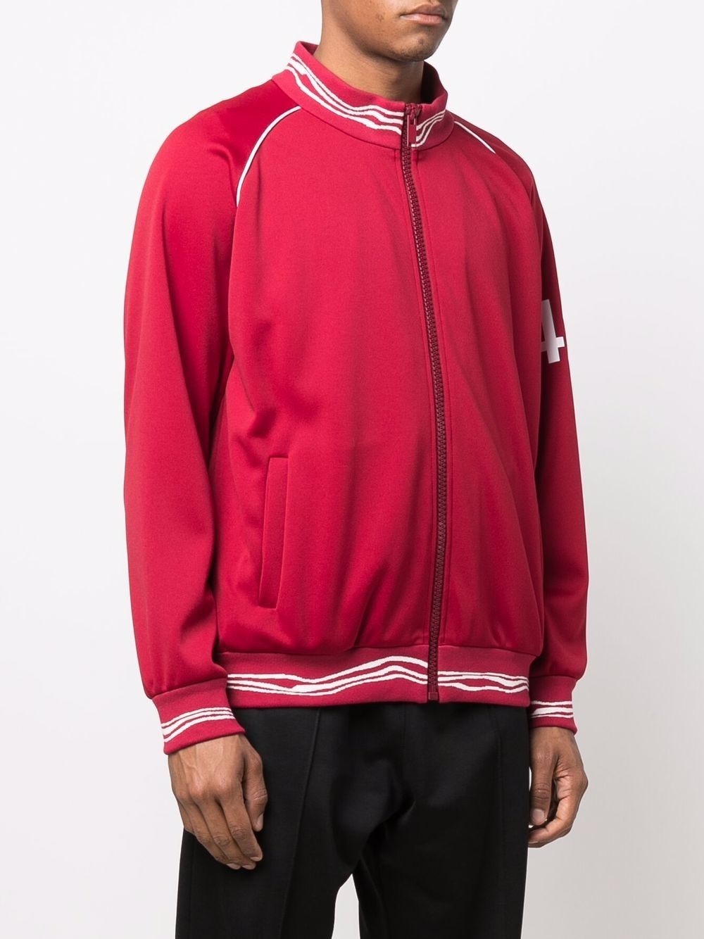 zipped track jacket - 3