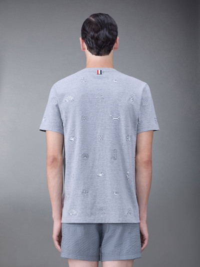 Thom Browne embroidered cotton T-shirt outlook