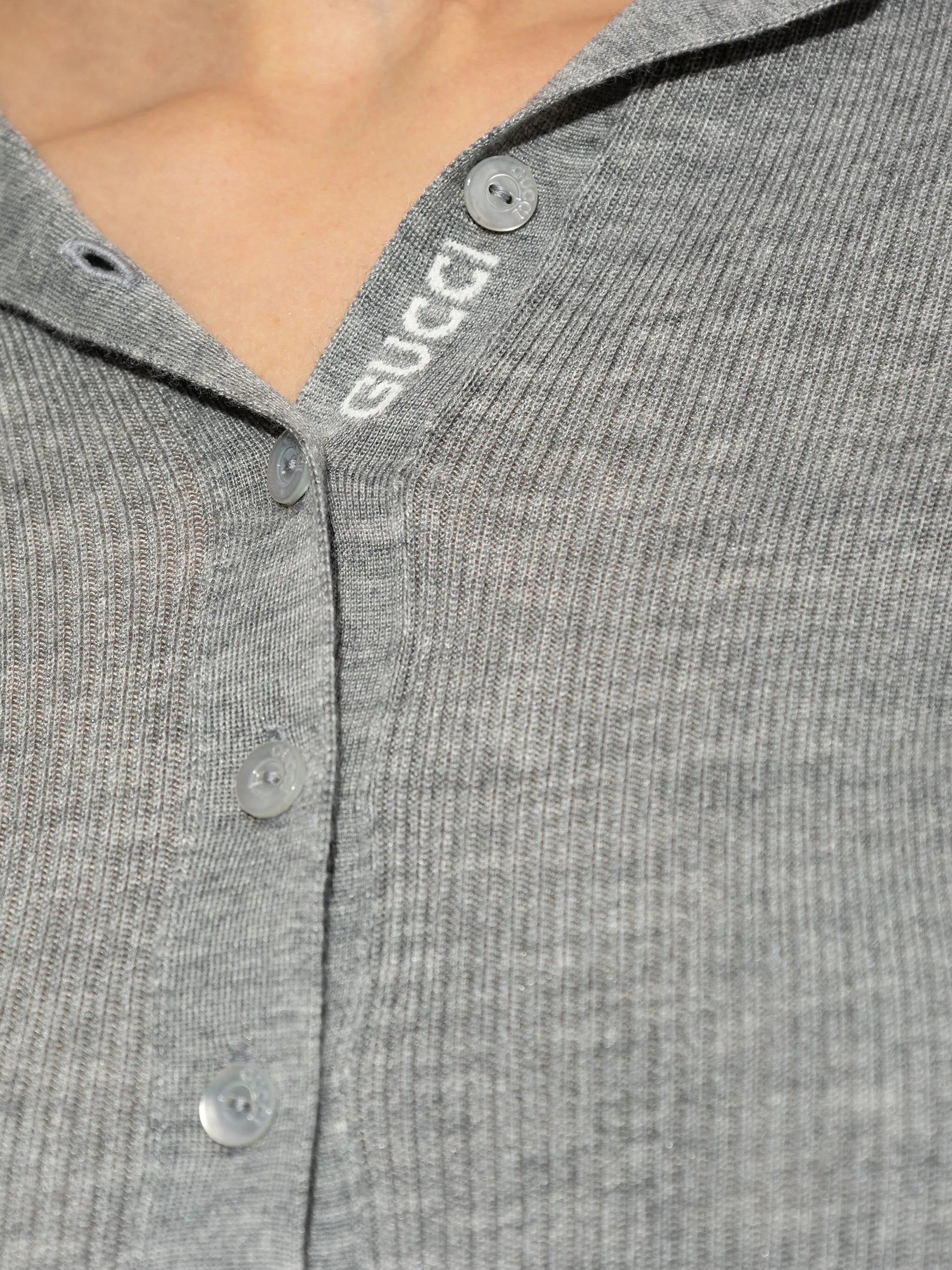 Gucci Web-Stripe Trim Polo Top - 4