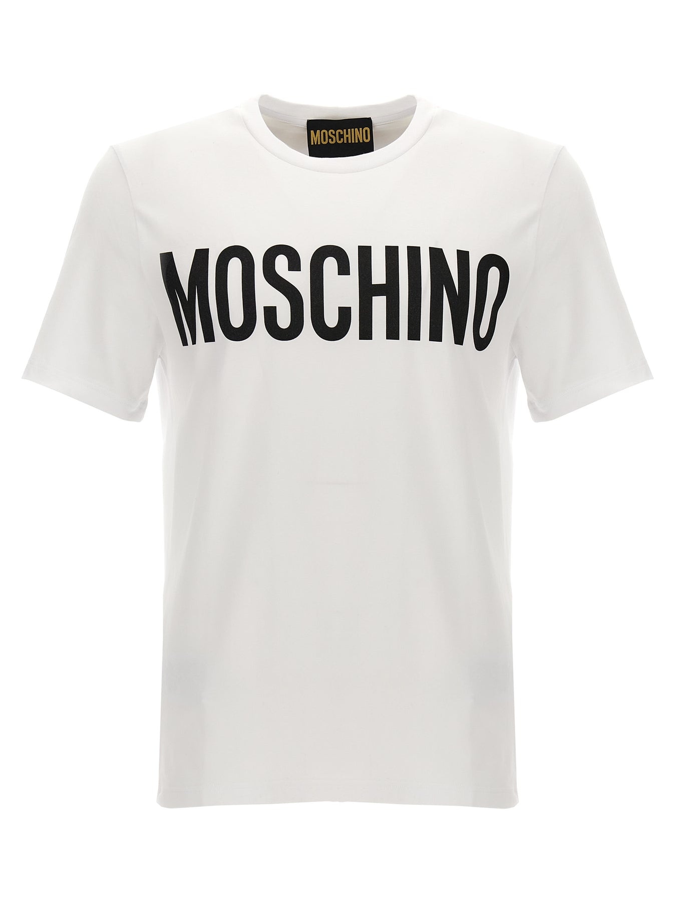 Logo Print T-Shirt White/Black - 1