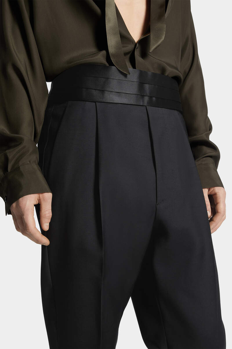 ONE PLEAT EVENING PANT - 5