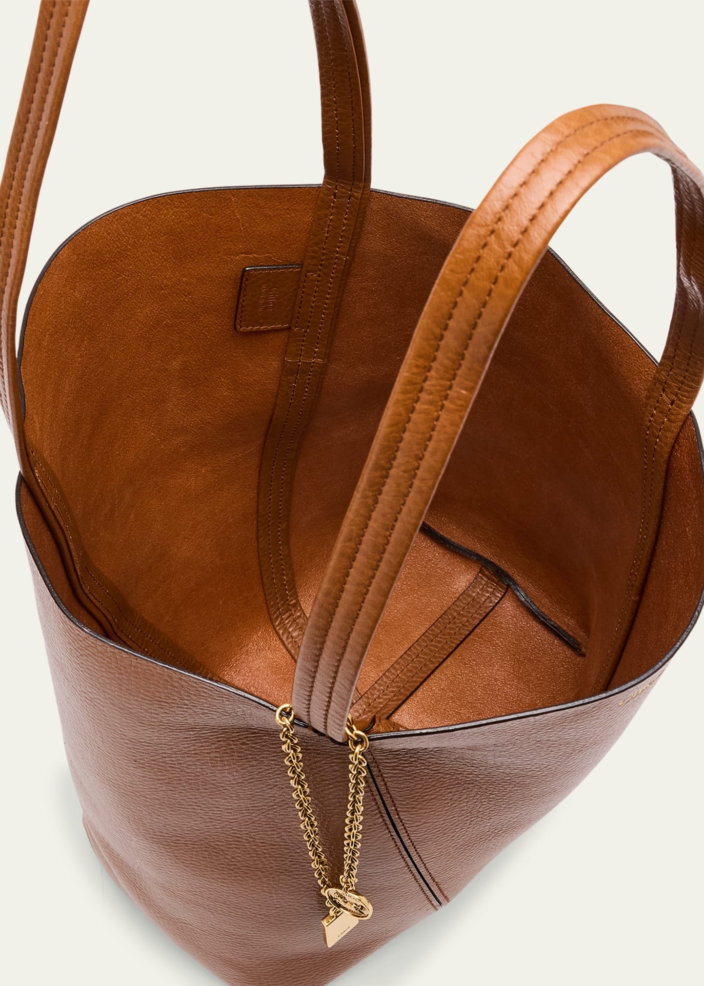 Spin Medium Tote Bag in Leather - 4