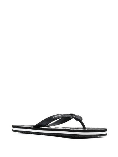 Palm Angels logo-print flip flops outlook