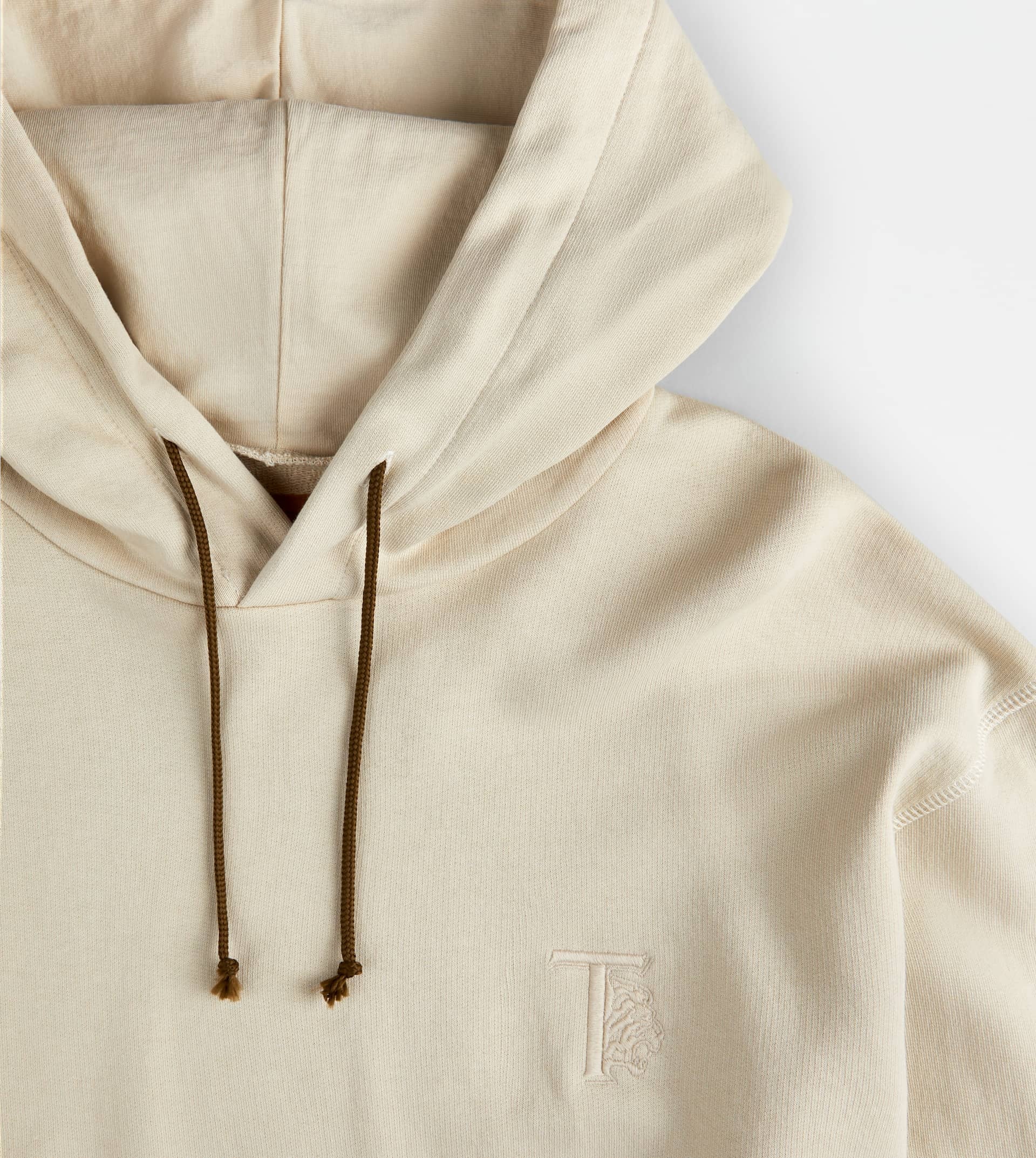 HOODED SWEATSHIRT - BEIGE - 7