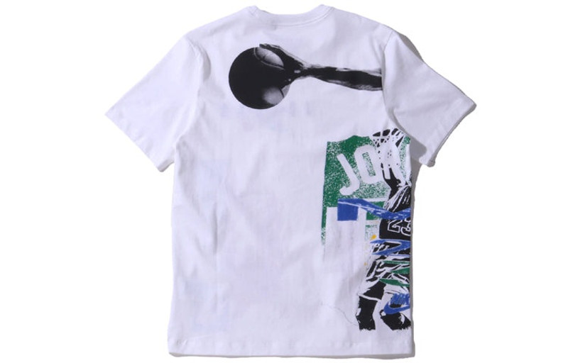 Jordan Air Jordan Sport DNA SS20 Printed Short Sleeve TEE Men White CJ6224-100 outlook