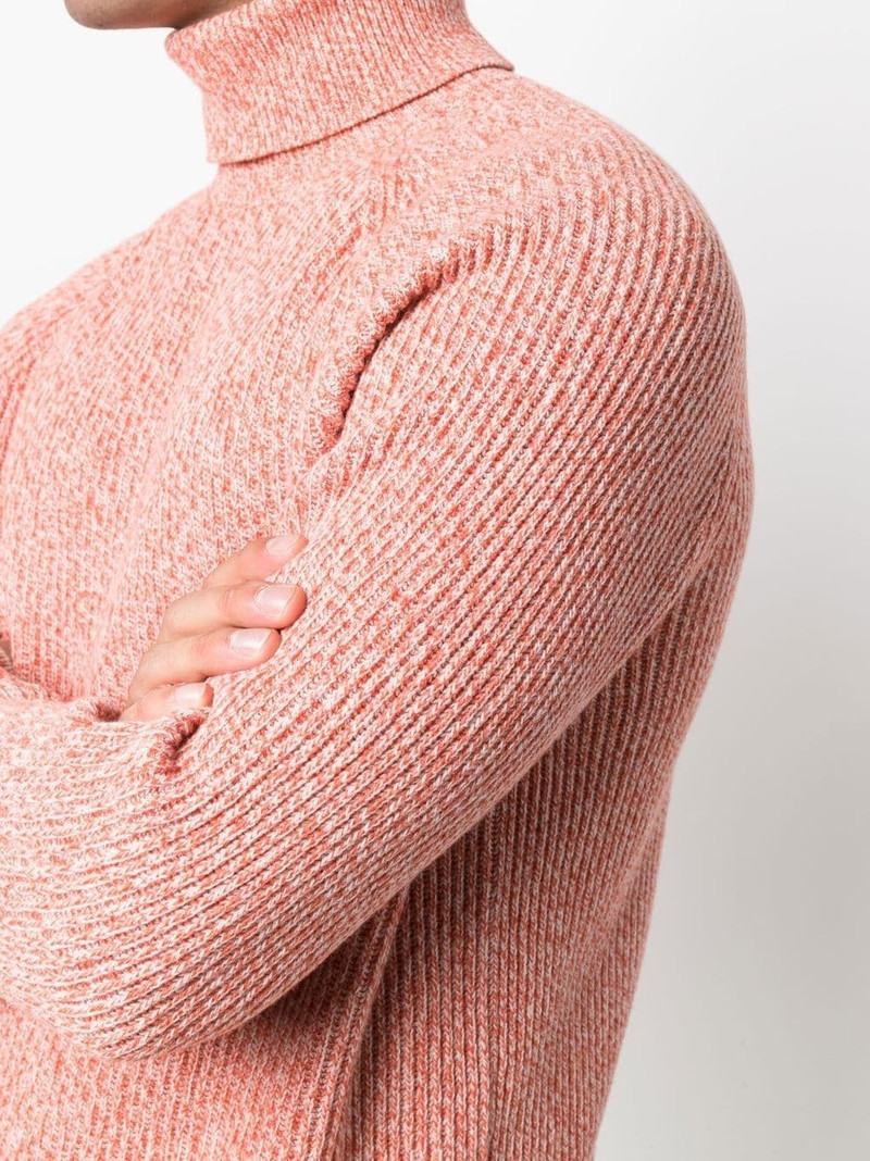 ribbed-knit roll-neck jumper 5