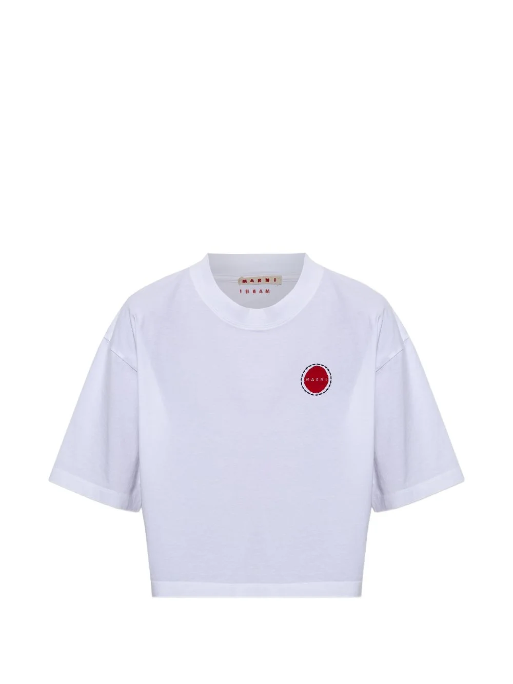 logo-patch oversized T-shirt - 1