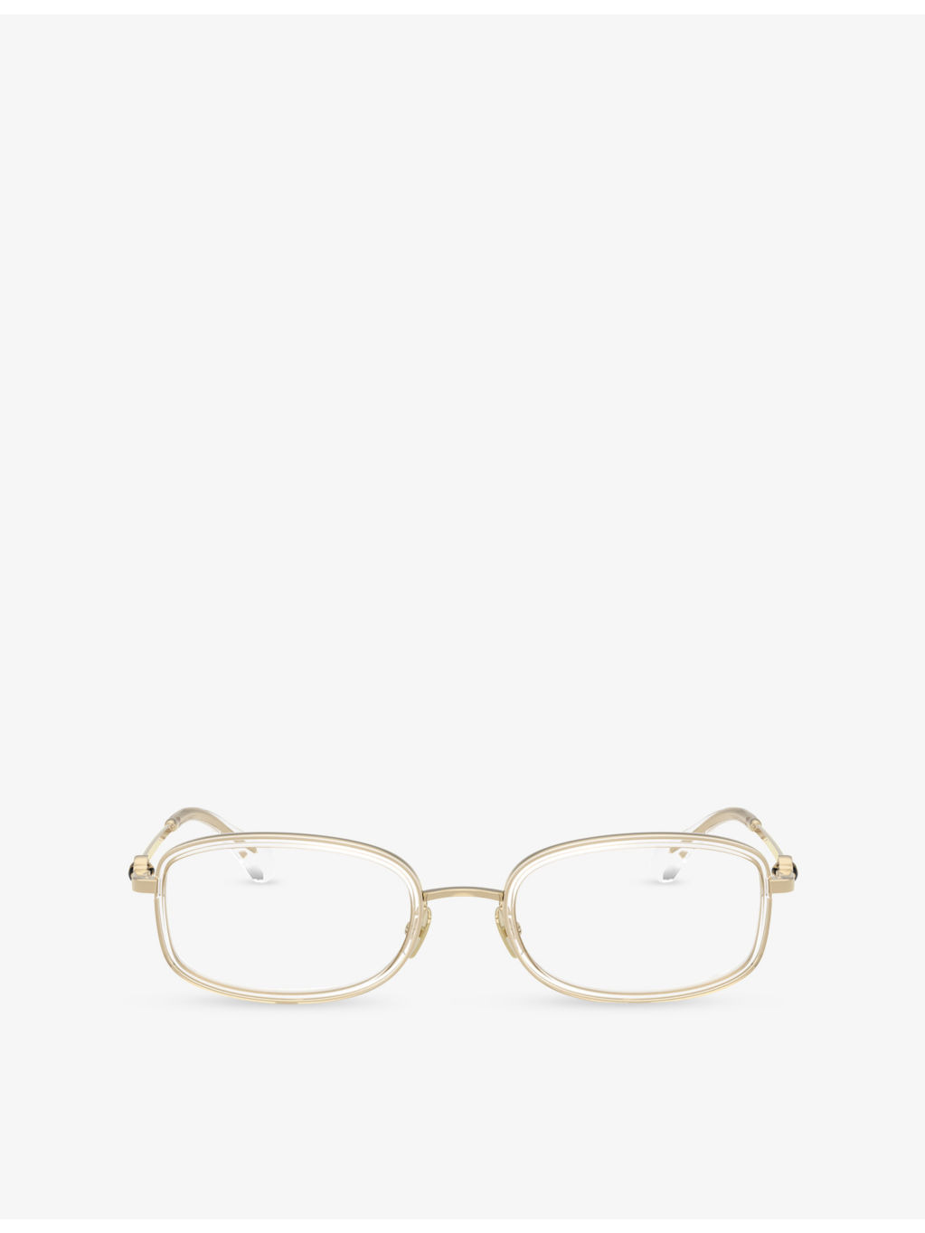CH2221 Rectangle-Frame Metal Optical Glasses - 1