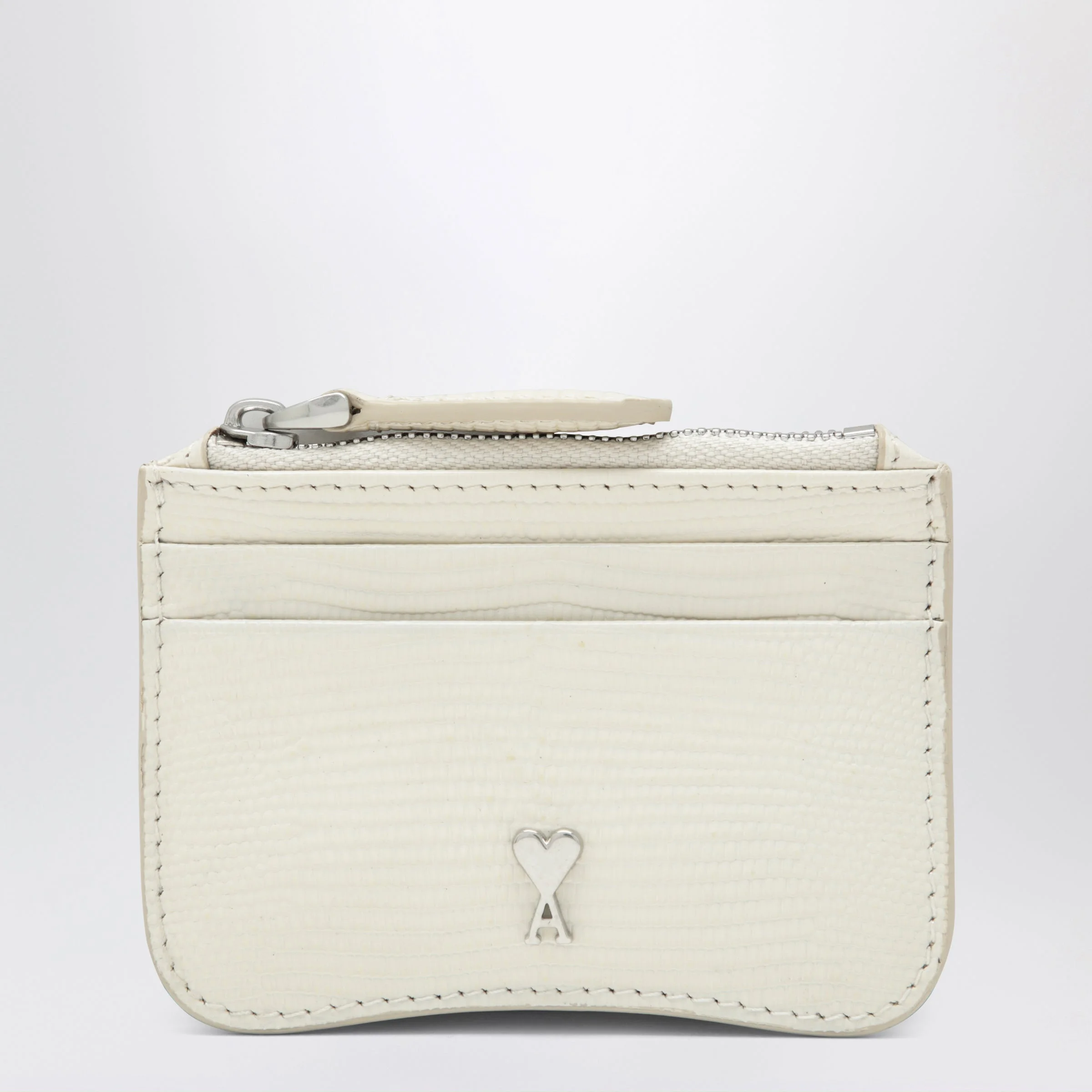 Paris Paris ivory leather card holder - 1