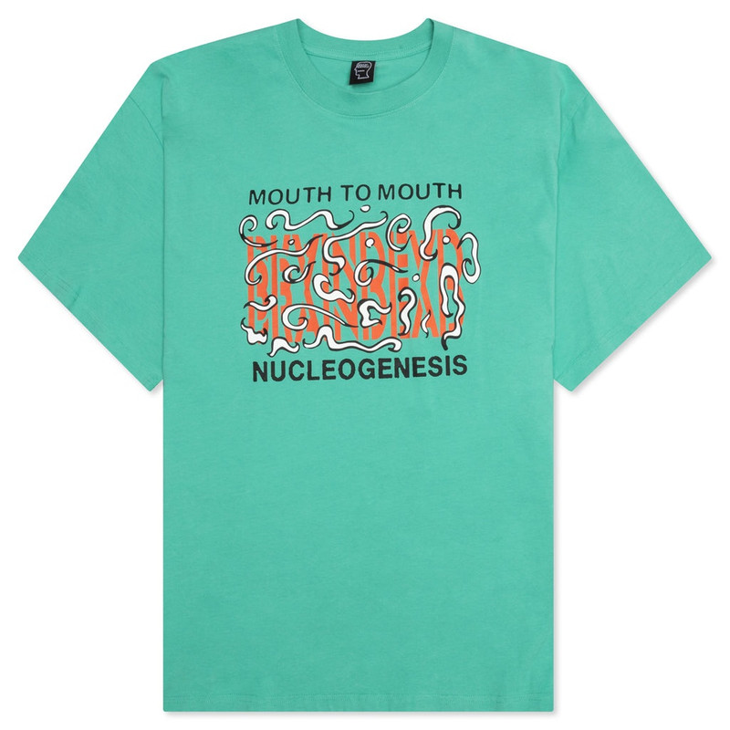 BRAIN DEAD NUCLEOGENESIS T-SHIRT - PUTTY GREEN - 1
