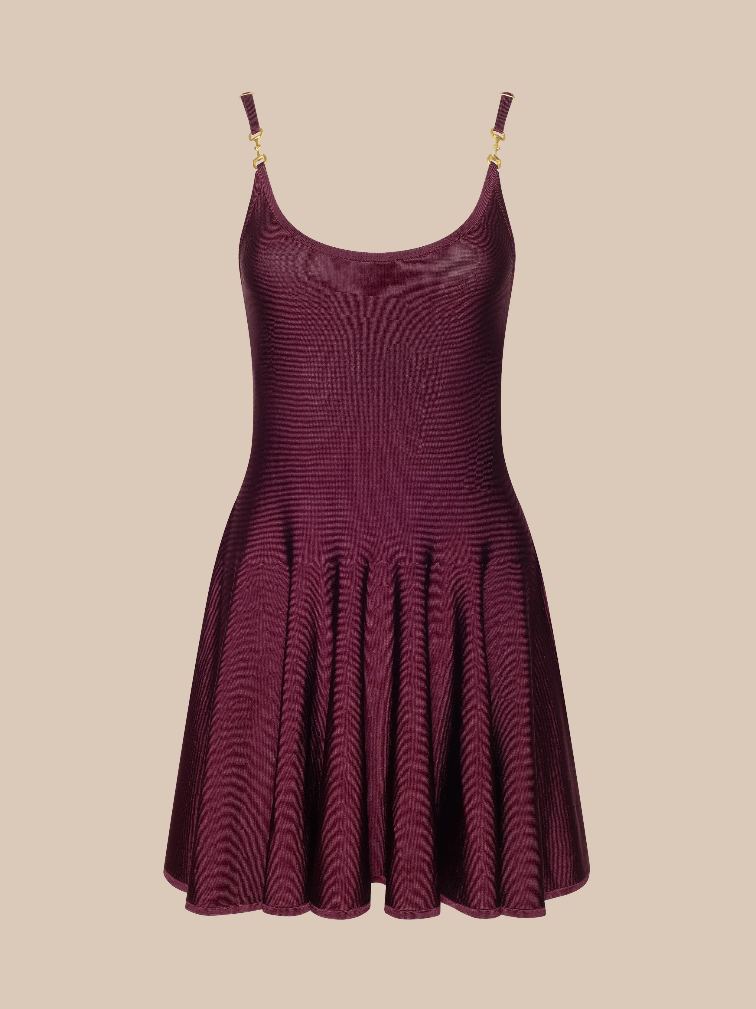 Lana Flare Knit Dress - 1