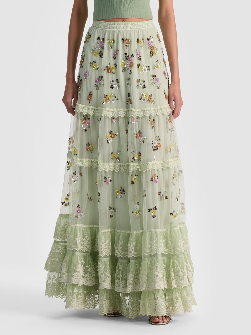 ALLEGRA EMBELLISHED MAXI SKIRT 2