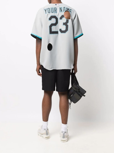 Off-White Miami Marlins cut-out shirt outlook