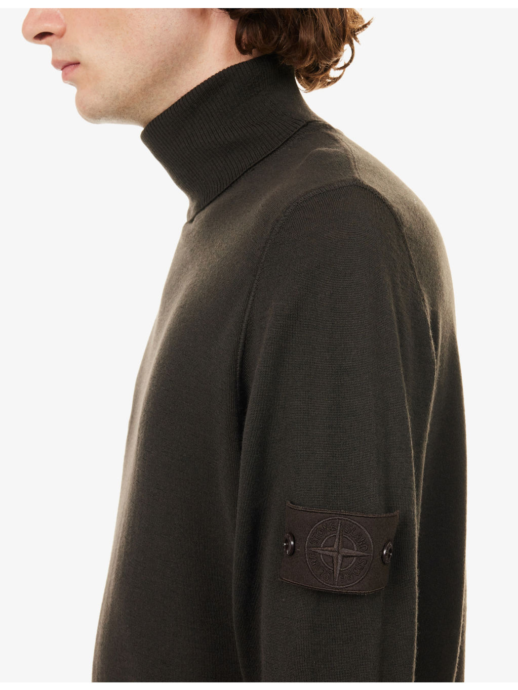 Turtel-Neck Ghost Wool Knitted Top - 5