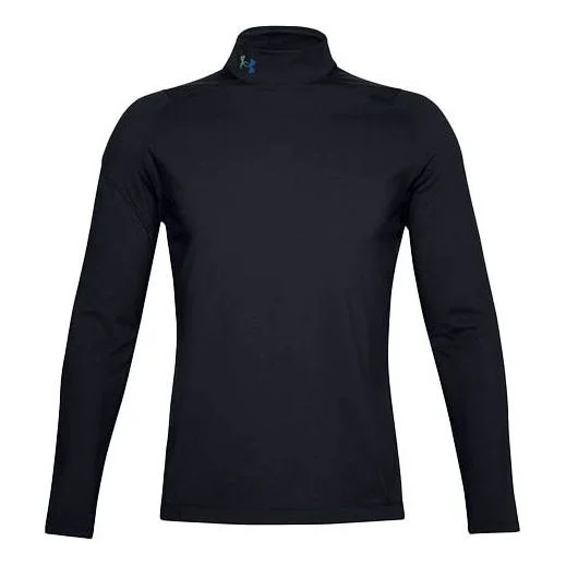 Under Armour RUSH ColdGear 2.0 Mock Tee 'Black' 1360608-001 - 1