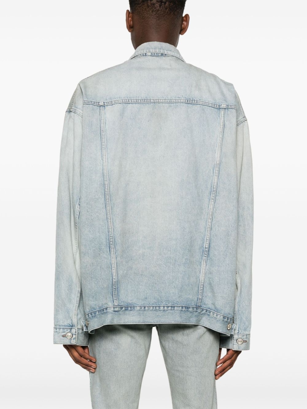 oversized denim jacket - 5