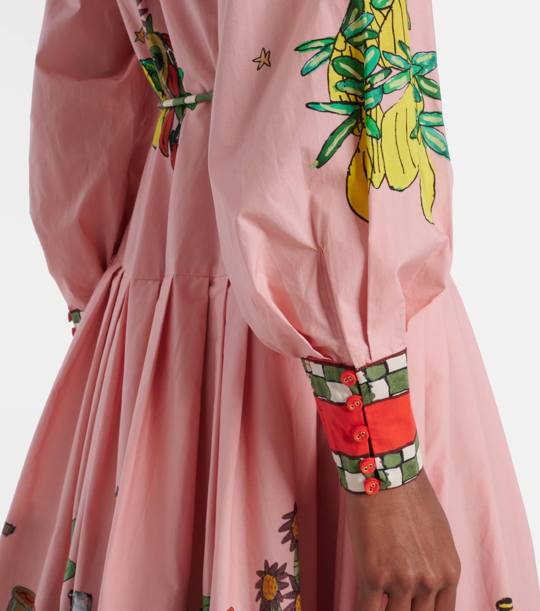 x Greg Sindel Contessa cotton poplin shirt dress - 6