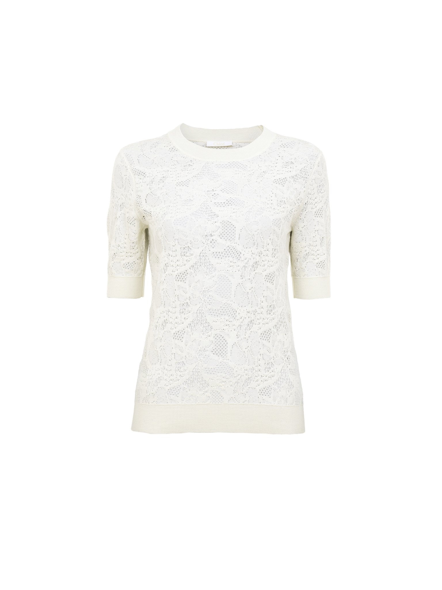 SHORT-SLEEVE SWEATER - 1