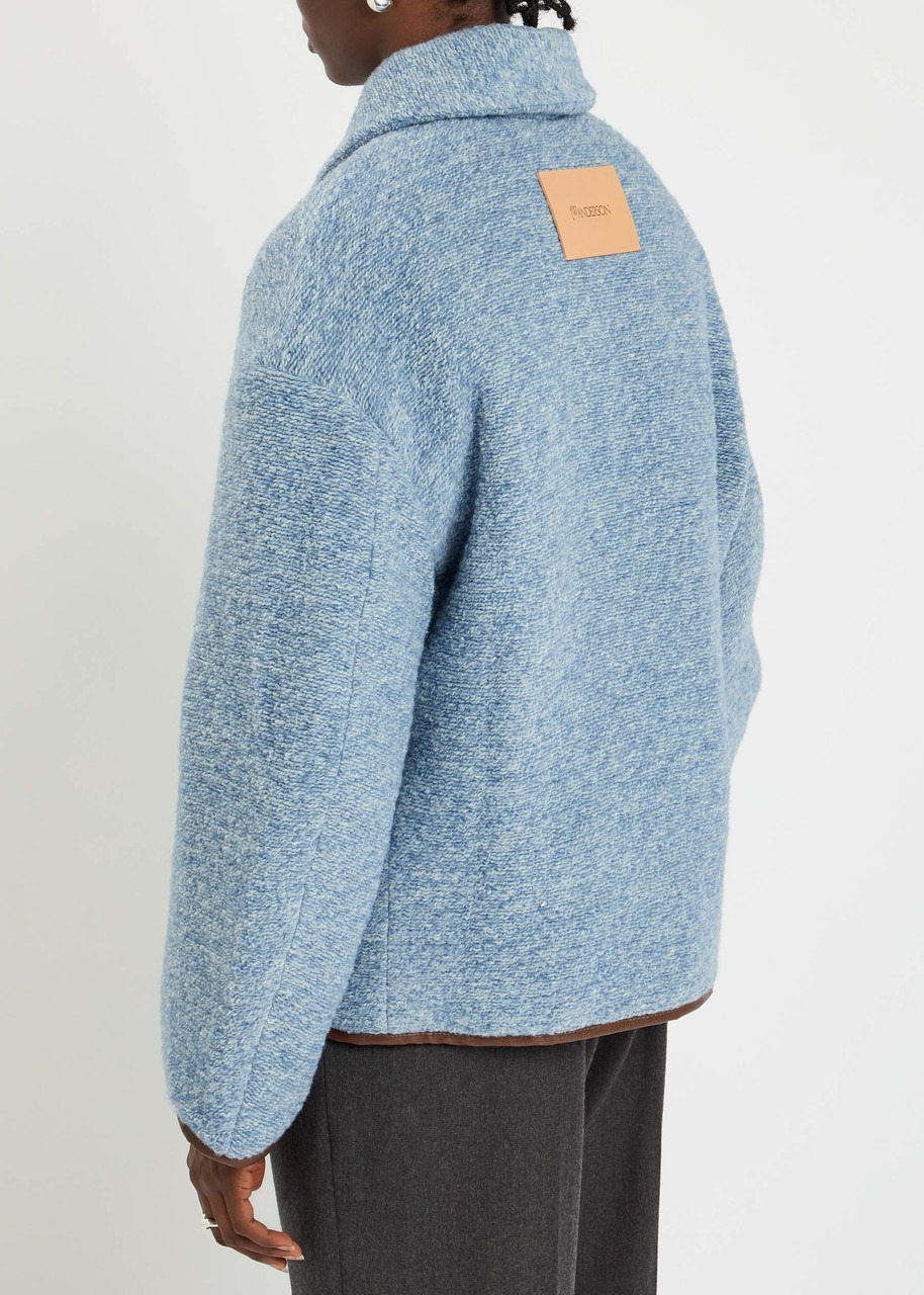 JW Anderson Melange Wool-blend Jacket - 3