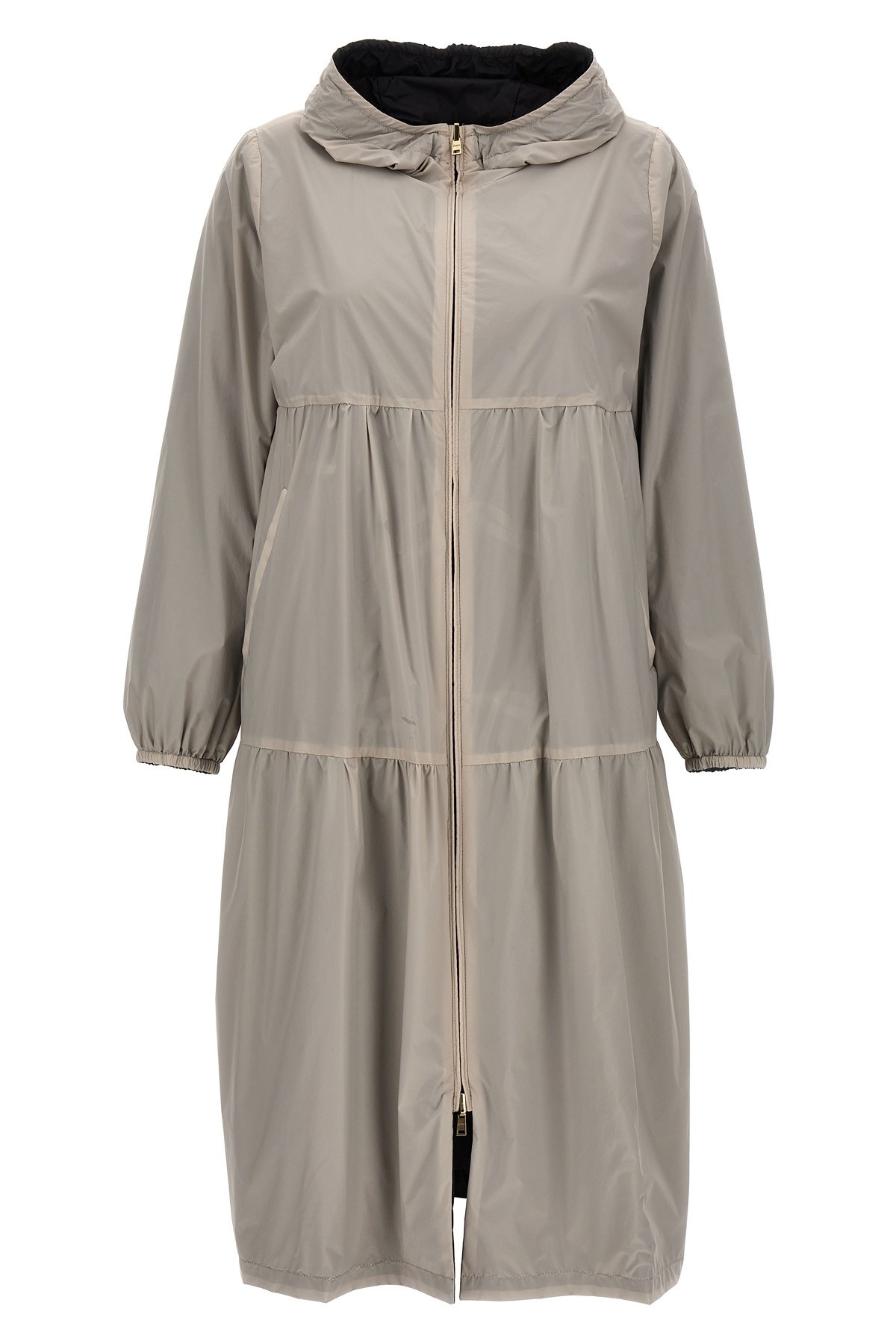 アウターその他 HERNO Reversible maxi jacket Multicolor PA000061D12456 Herno Reversible hooded long length jacket | The Fashion Square