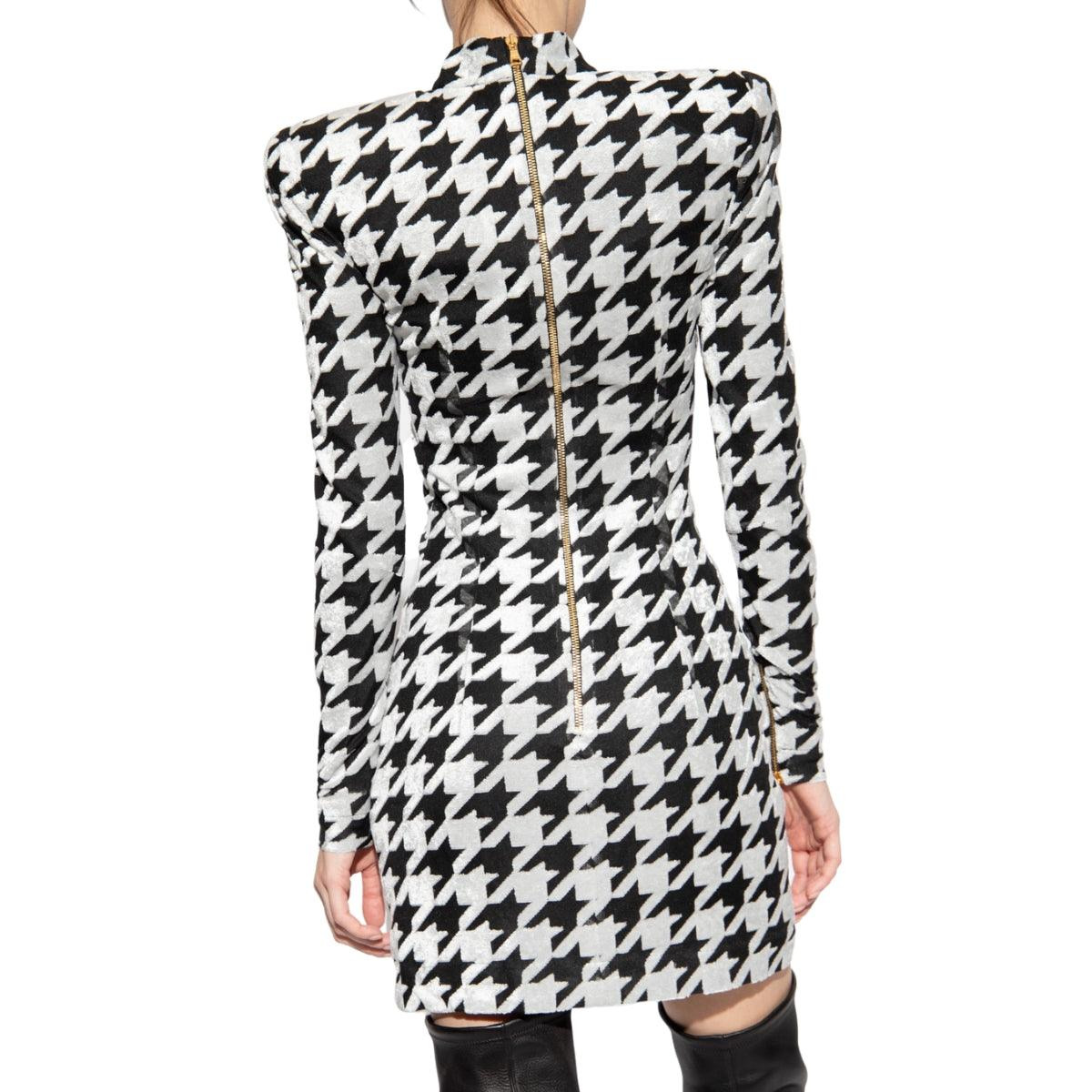 Patterned Mini Dress - 4