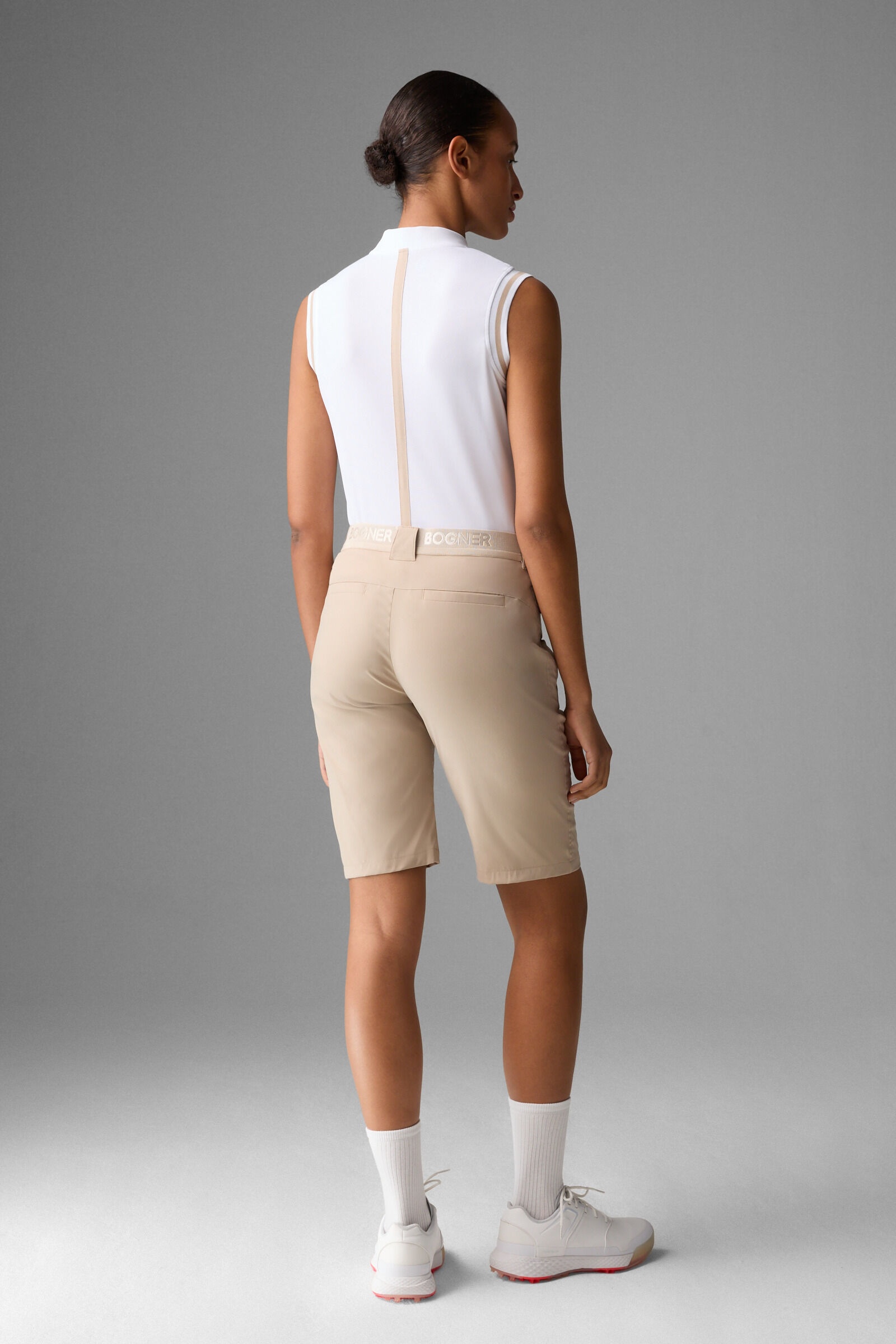 Zita functional shorts in Beige - 3