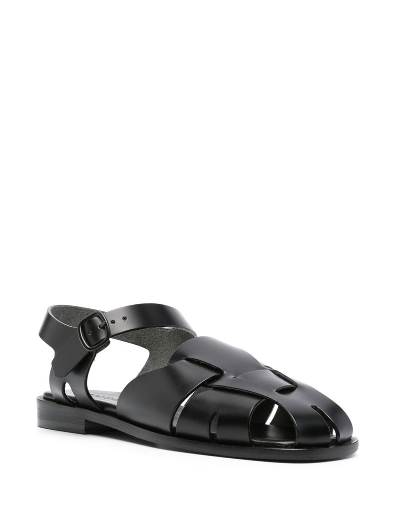 HEREU Pedra leather sandals outlook