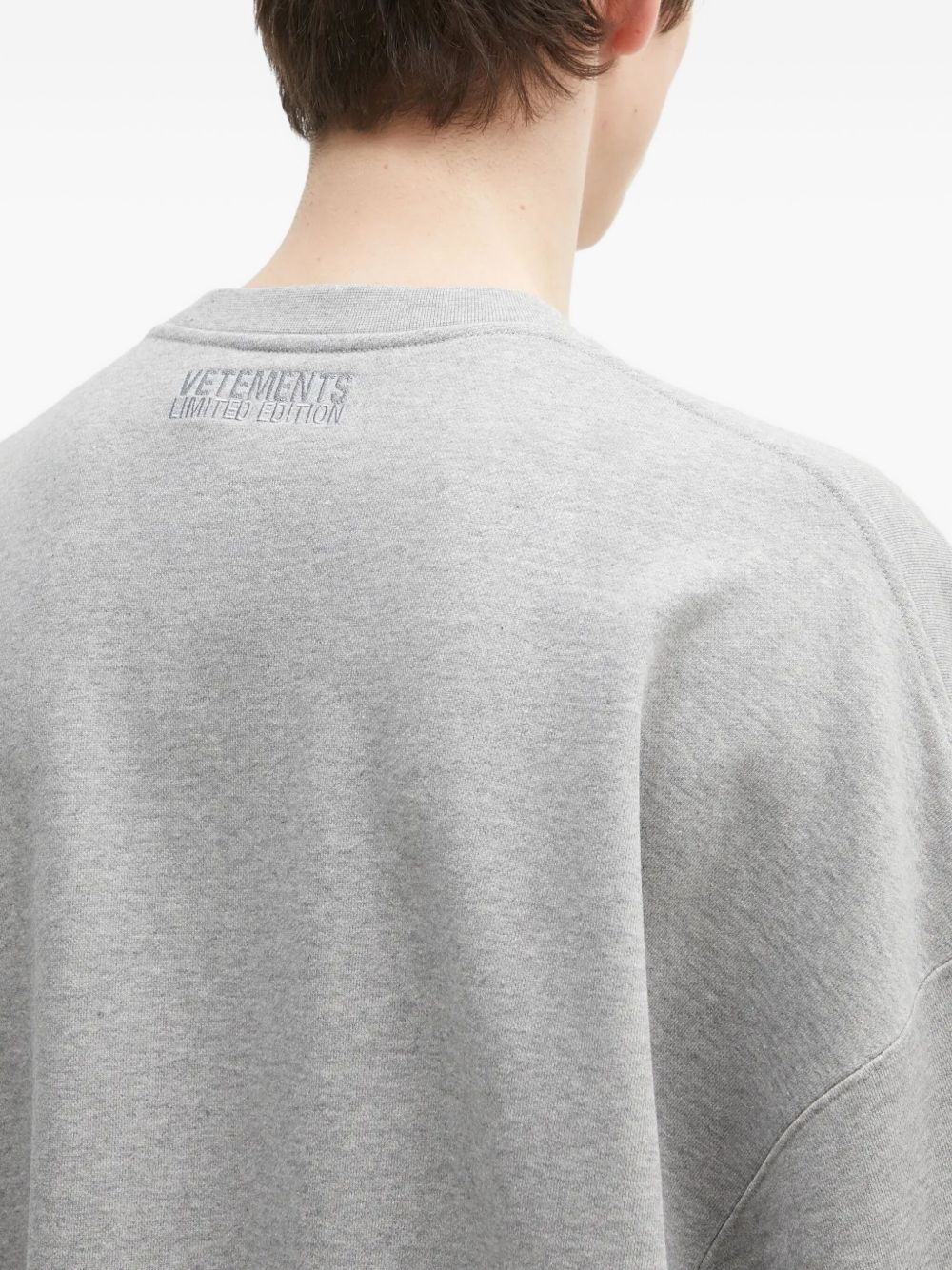 embroidered-logo sweatshirt - 5