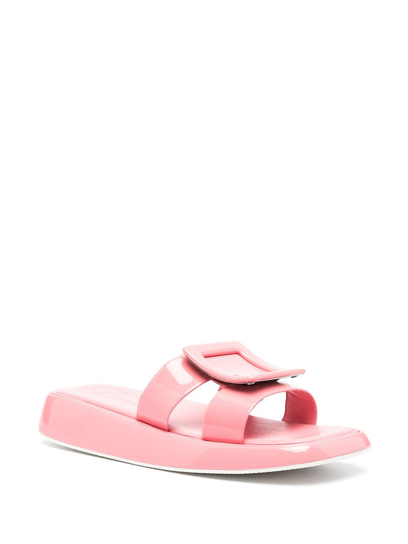 Roger Vivier Vivier leather slides outlook