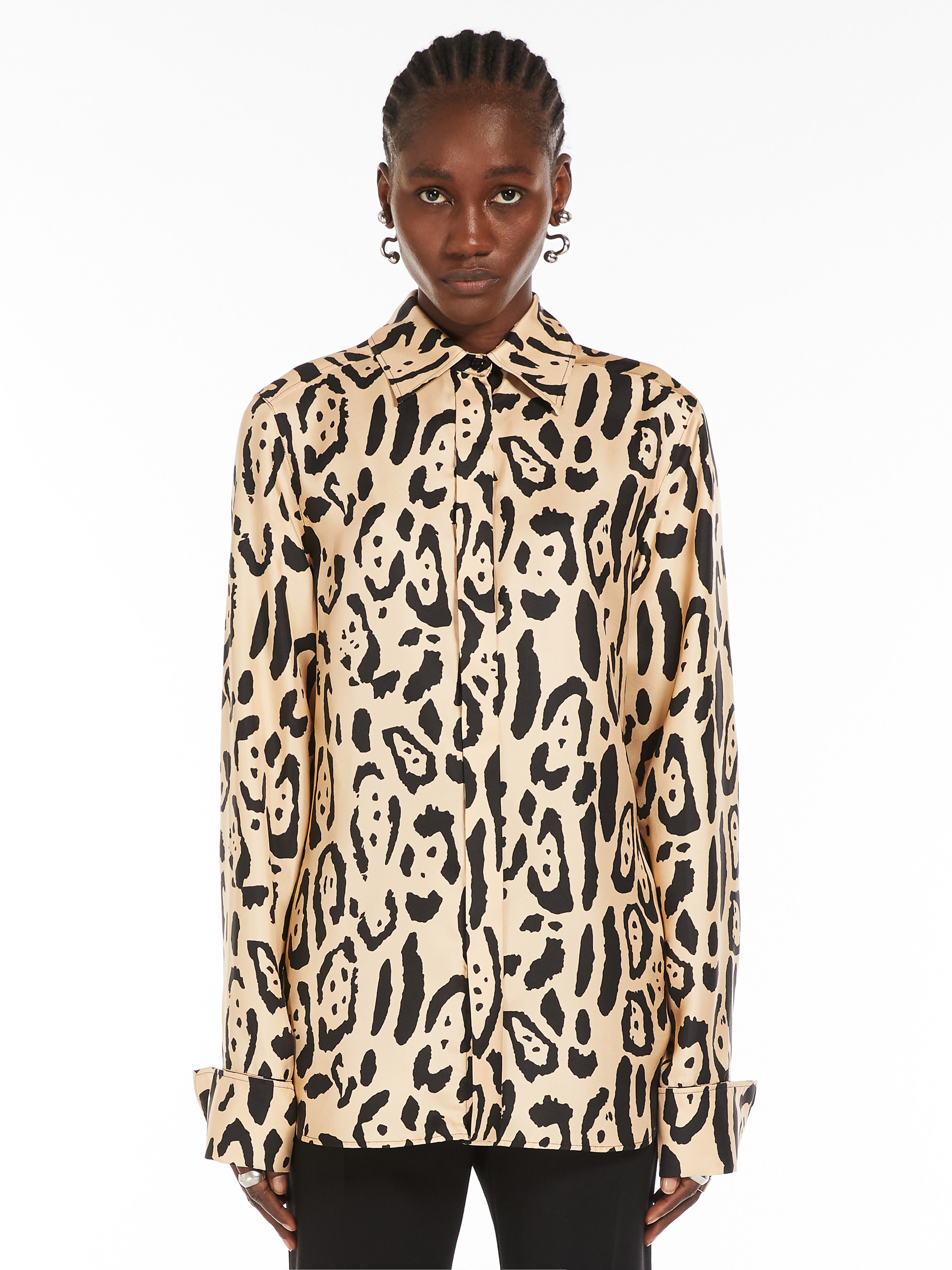 アドミラル♡シャツ Sportmax ARMONY Animal-print shirt | REVERSIBLE