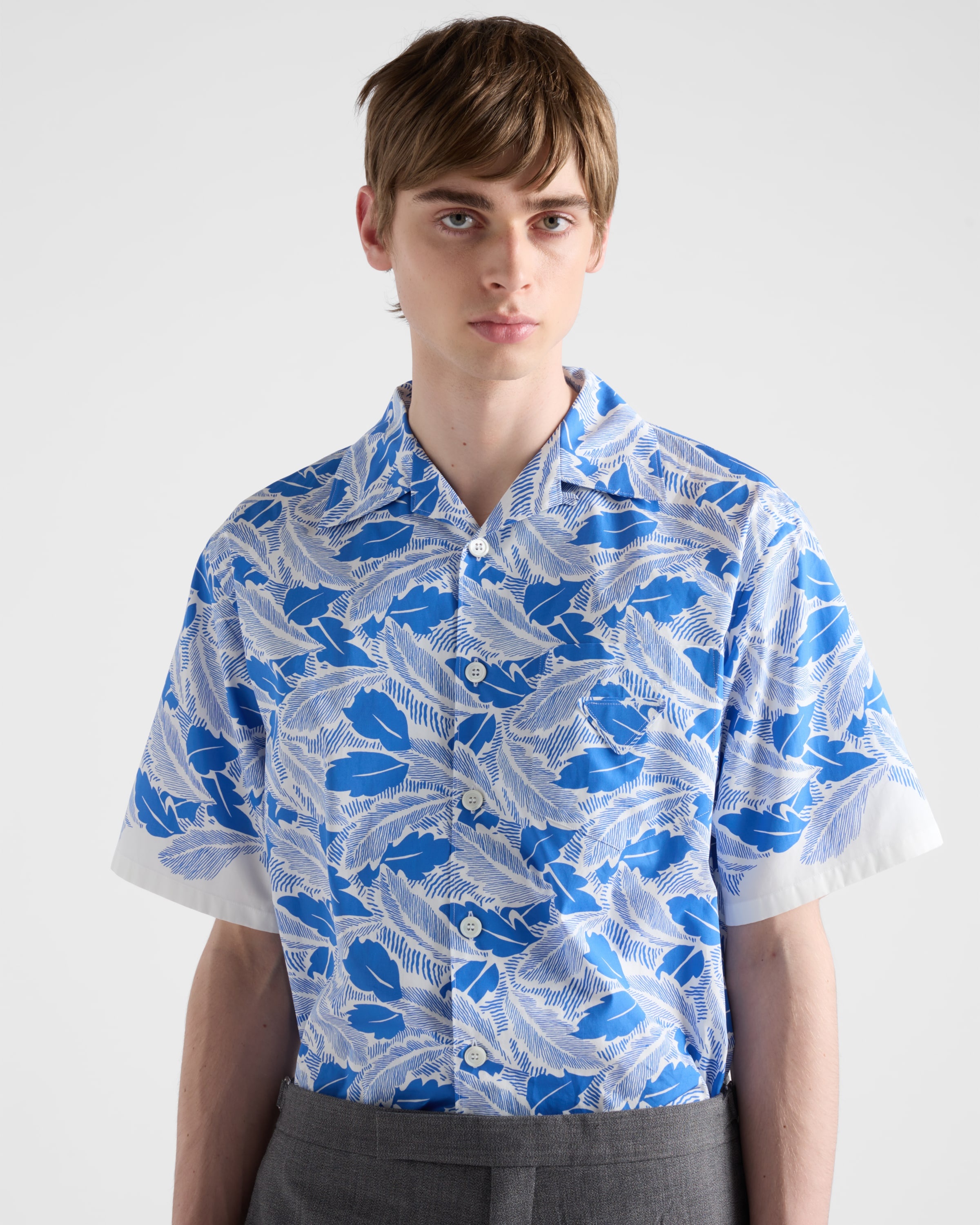Short-sleeved cotton shirt - 3