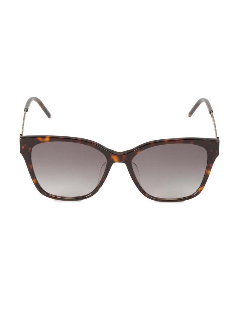 Women's 56MM Square Sunglasses - Avana 1