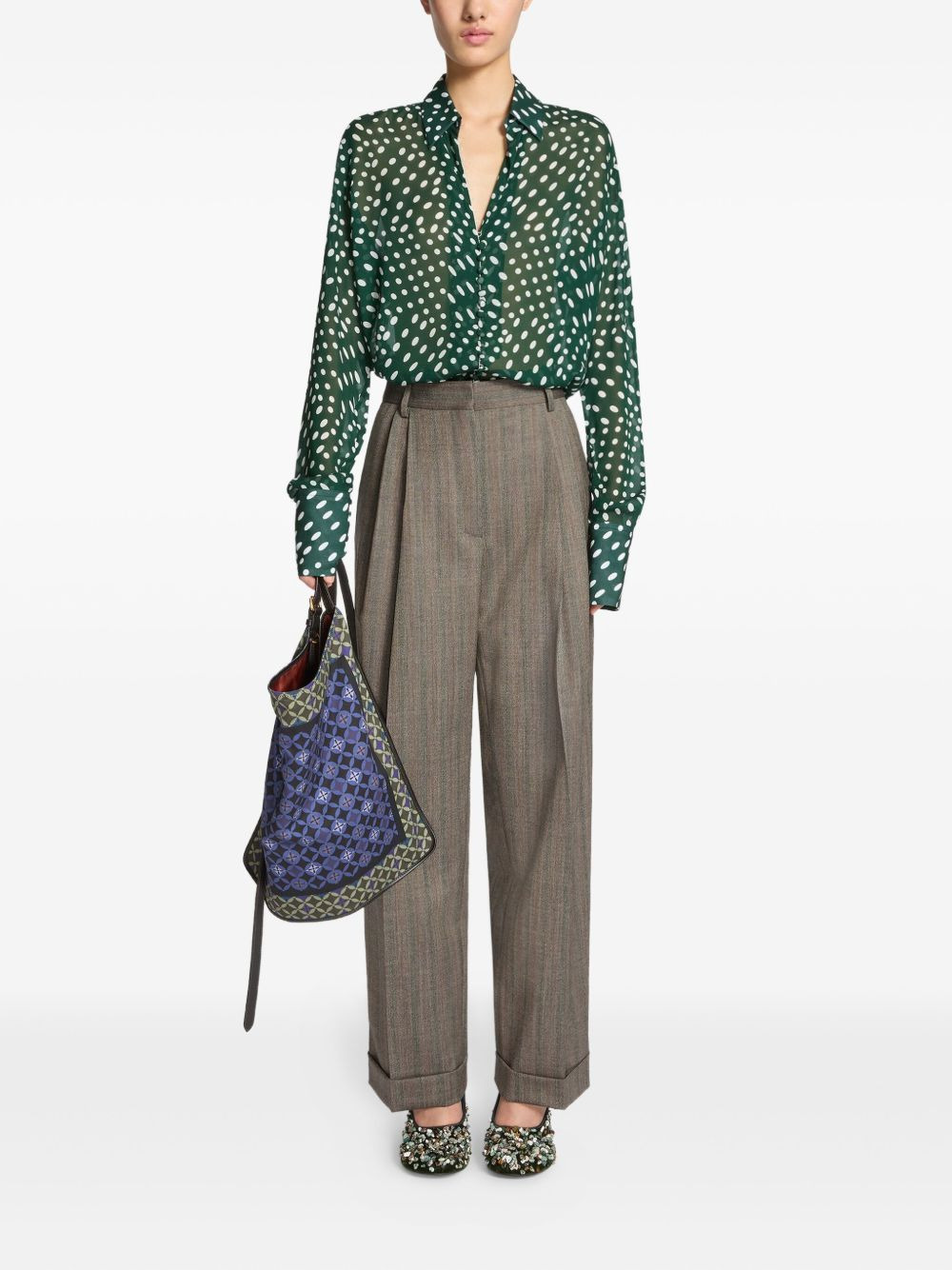 pleated trousers - 2
