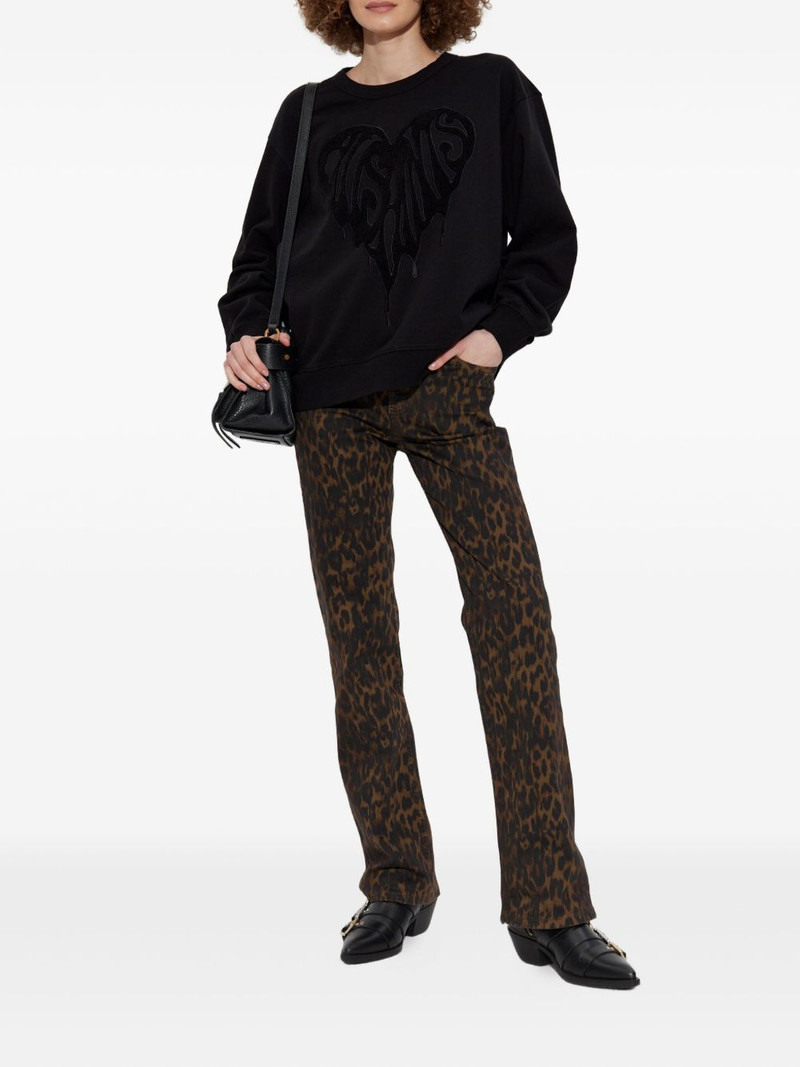 ALLSAINTS Haldan leopard-print jeans outlook