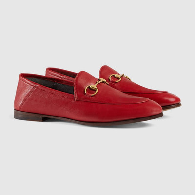 GUCCI Leather Horsebit loafer outlook