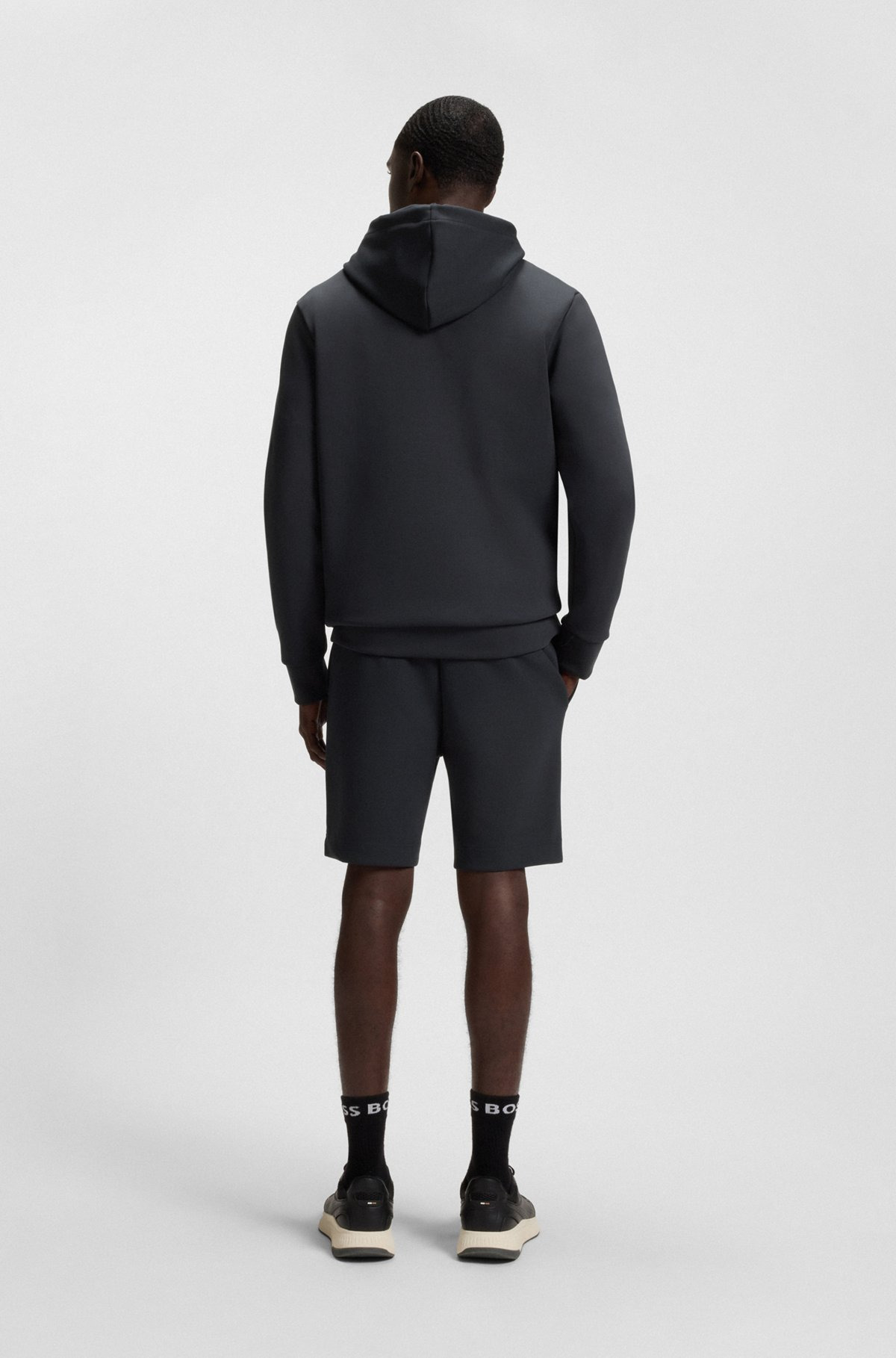 HOODIE WITH STRIPE DETAILS - 5