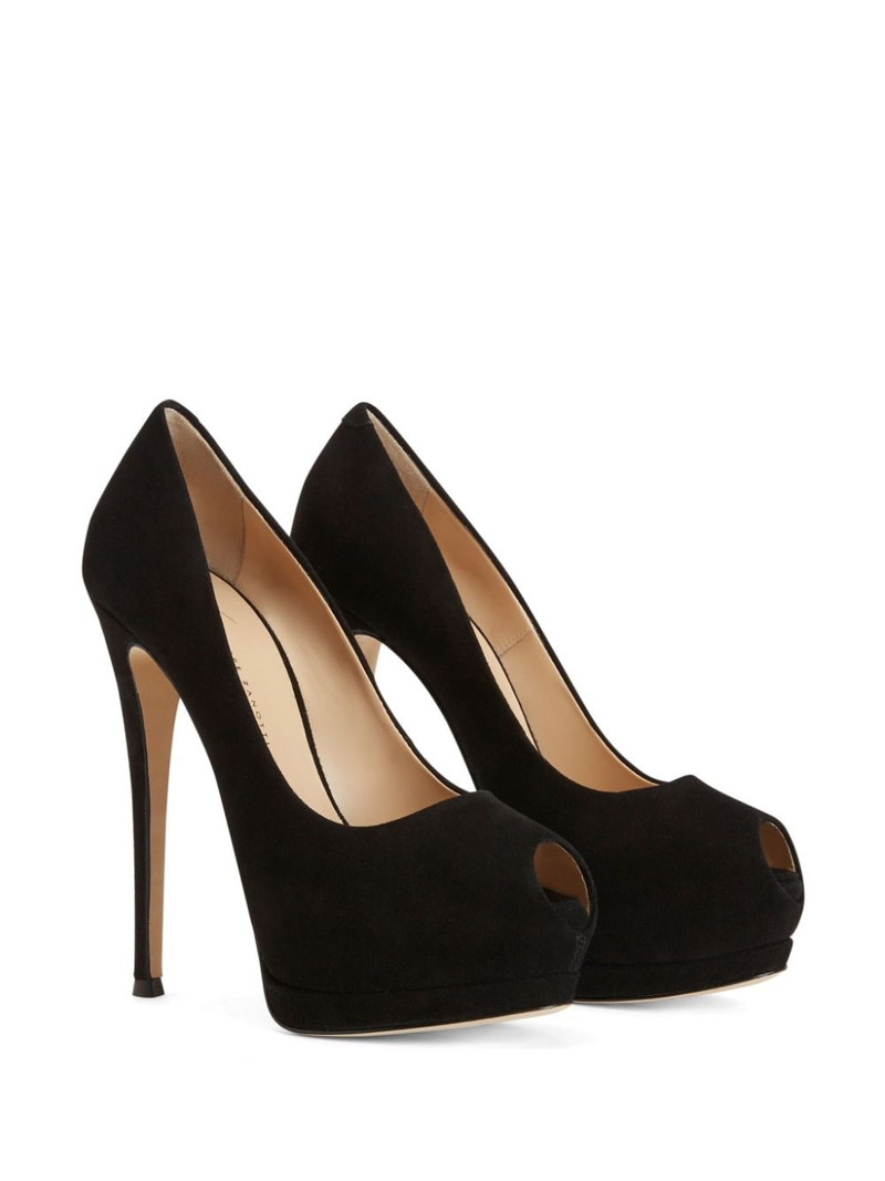 Giuseppe Zanotti Sharon 130mm suede pumps outlook