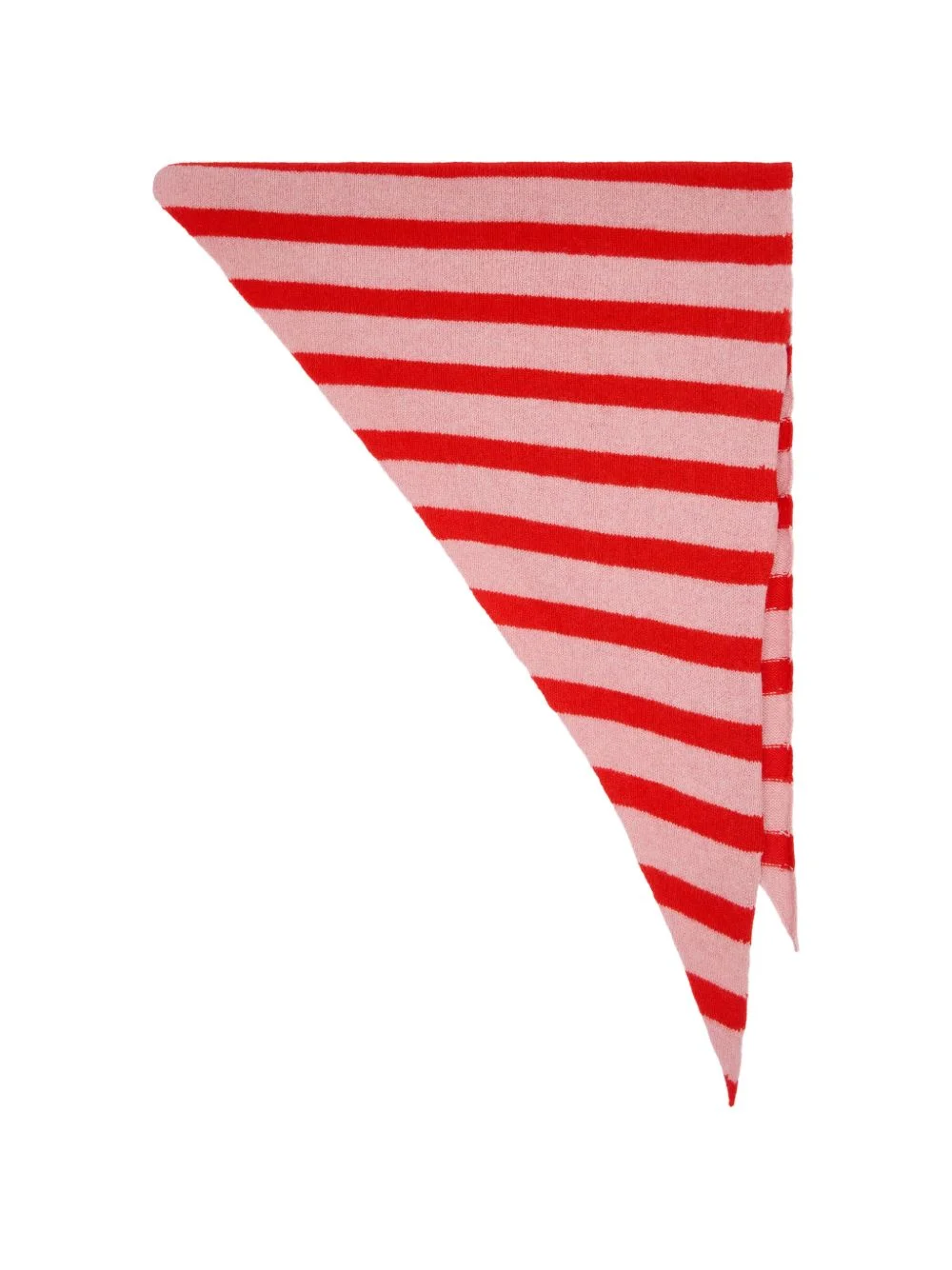 lambswool stripe neckerchief - 1