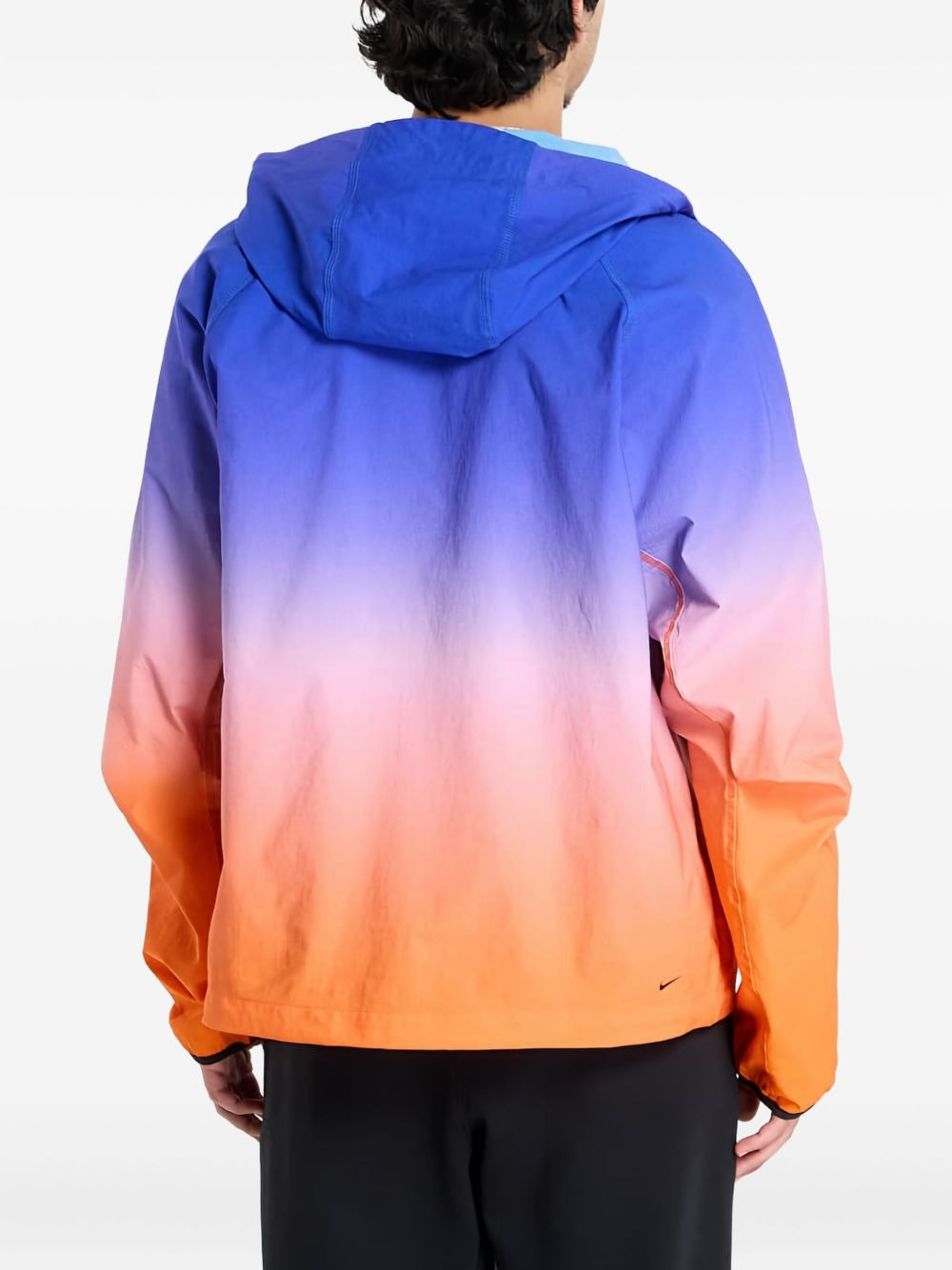 zip-fastening hooded jacket - 4