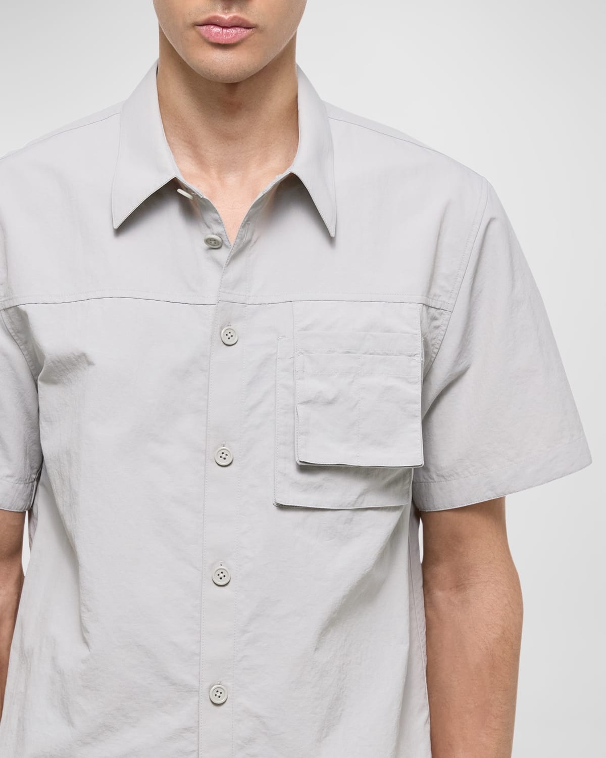 Men's Air Nylon Pocket Short-Sleeve Shirt - 5