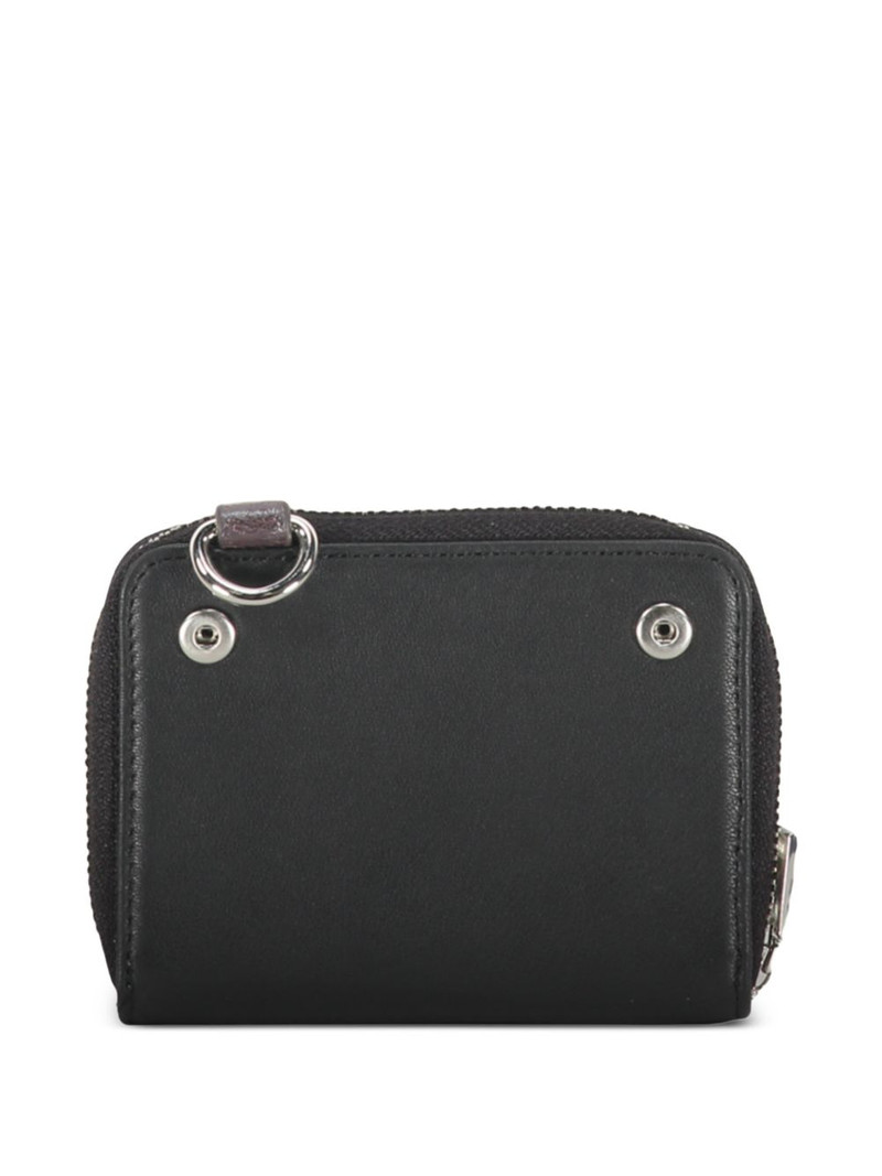 Diesel zip leather wallet outlook