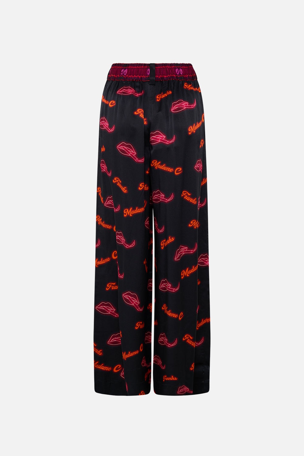 WIDE LEG WAISTED PANT - 7