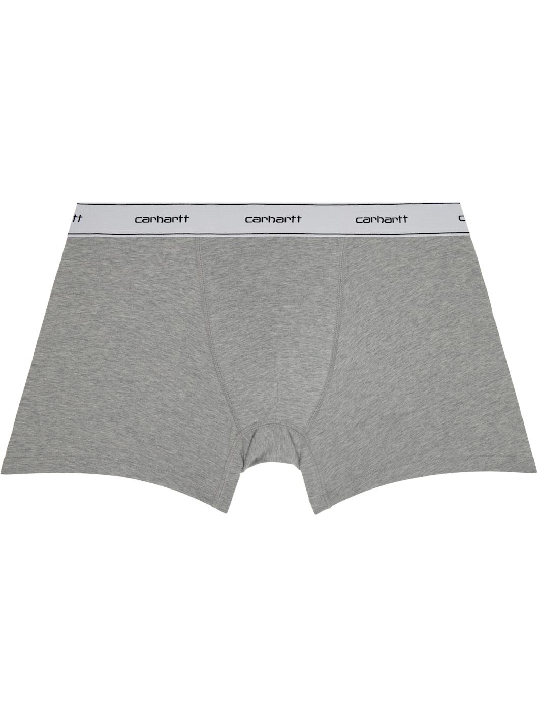 Two-Pack Gray Cotton Boxers - 2