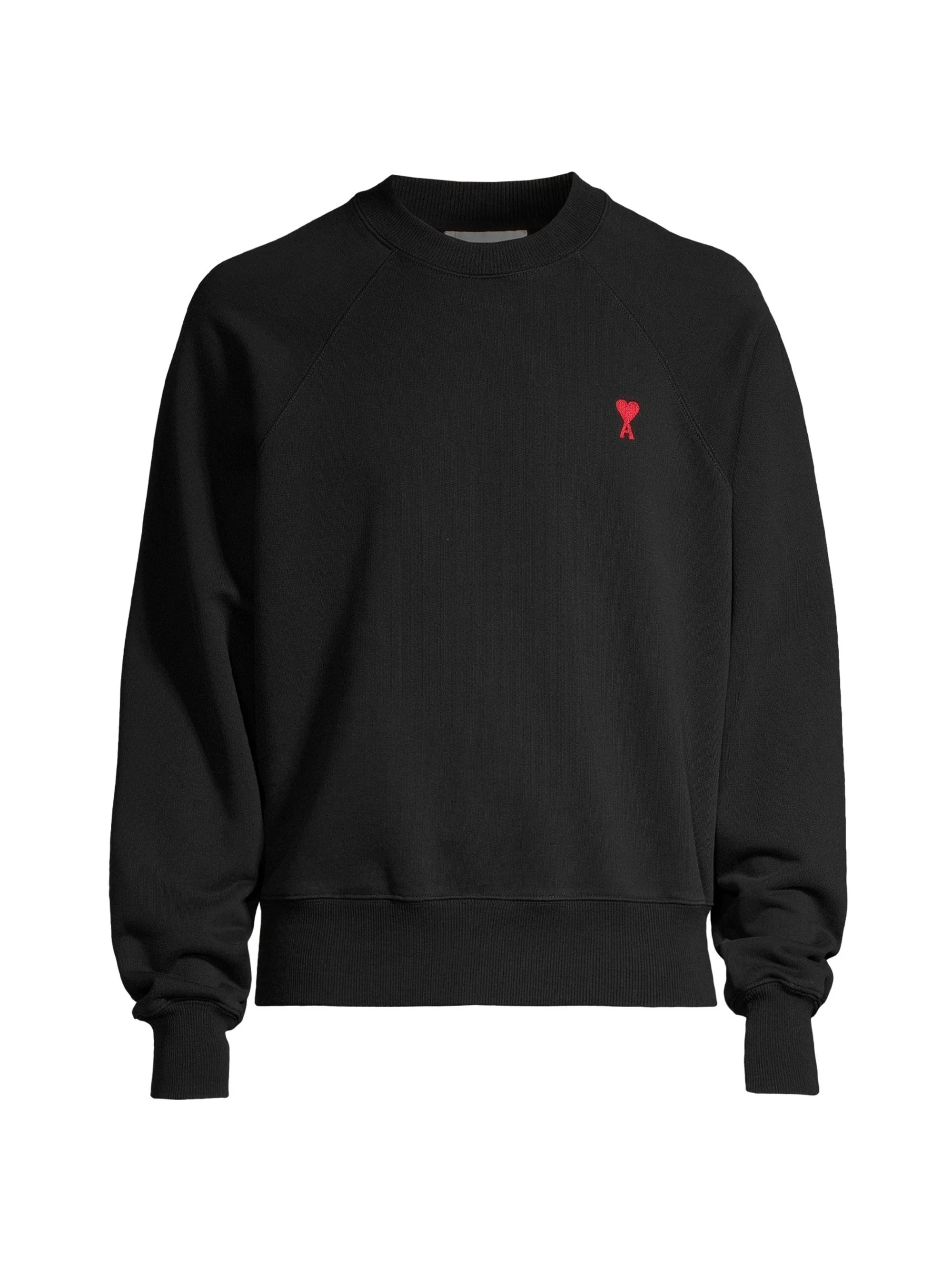 Men's Ami De Coeur Logo Sweatshirt - Noir - 1