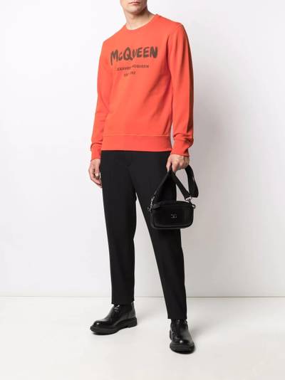 Alexander McQueen logo-print sweatshirt outlook