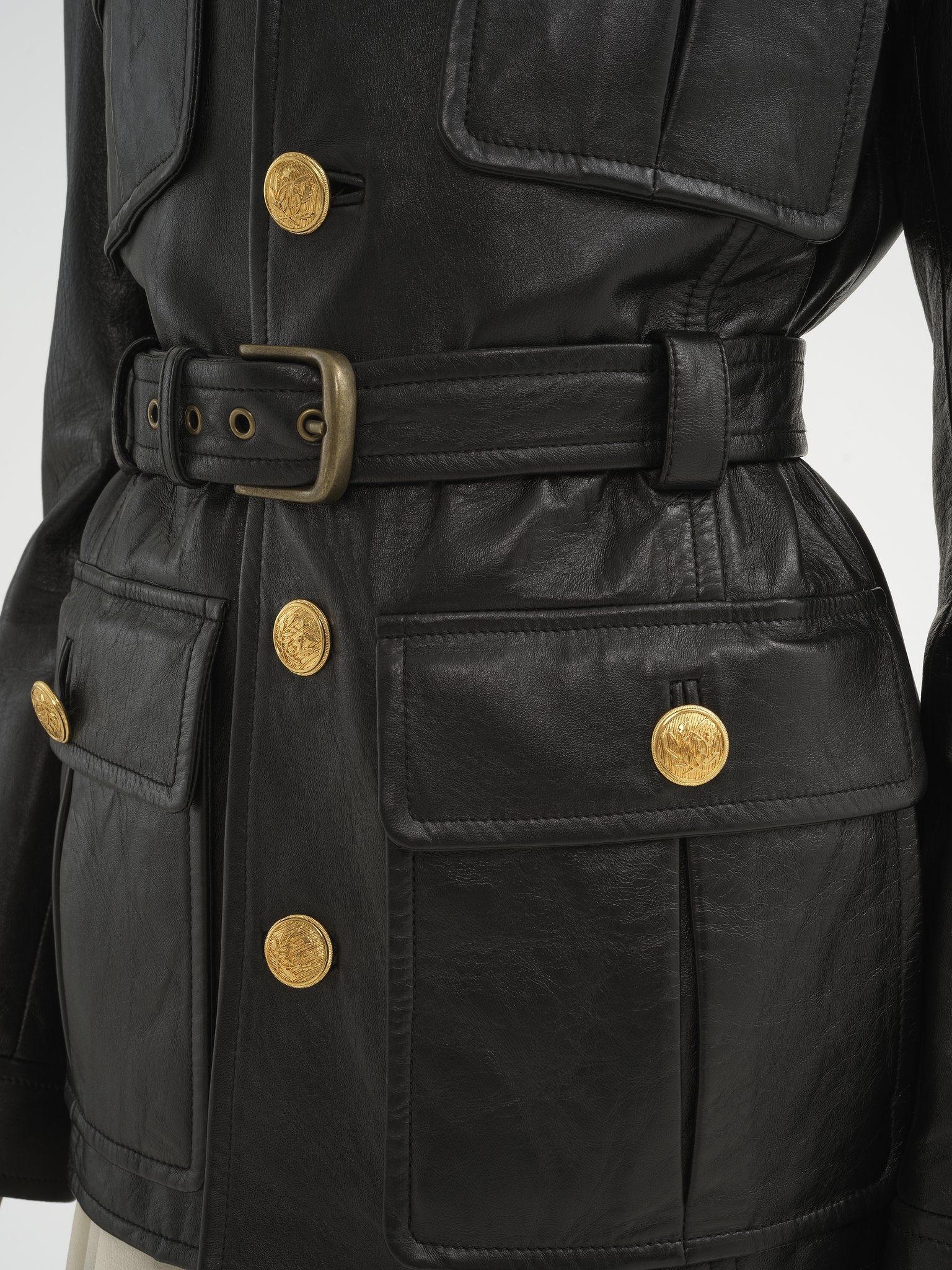 UTILITARIAN JACKET IN LEATHER - 8